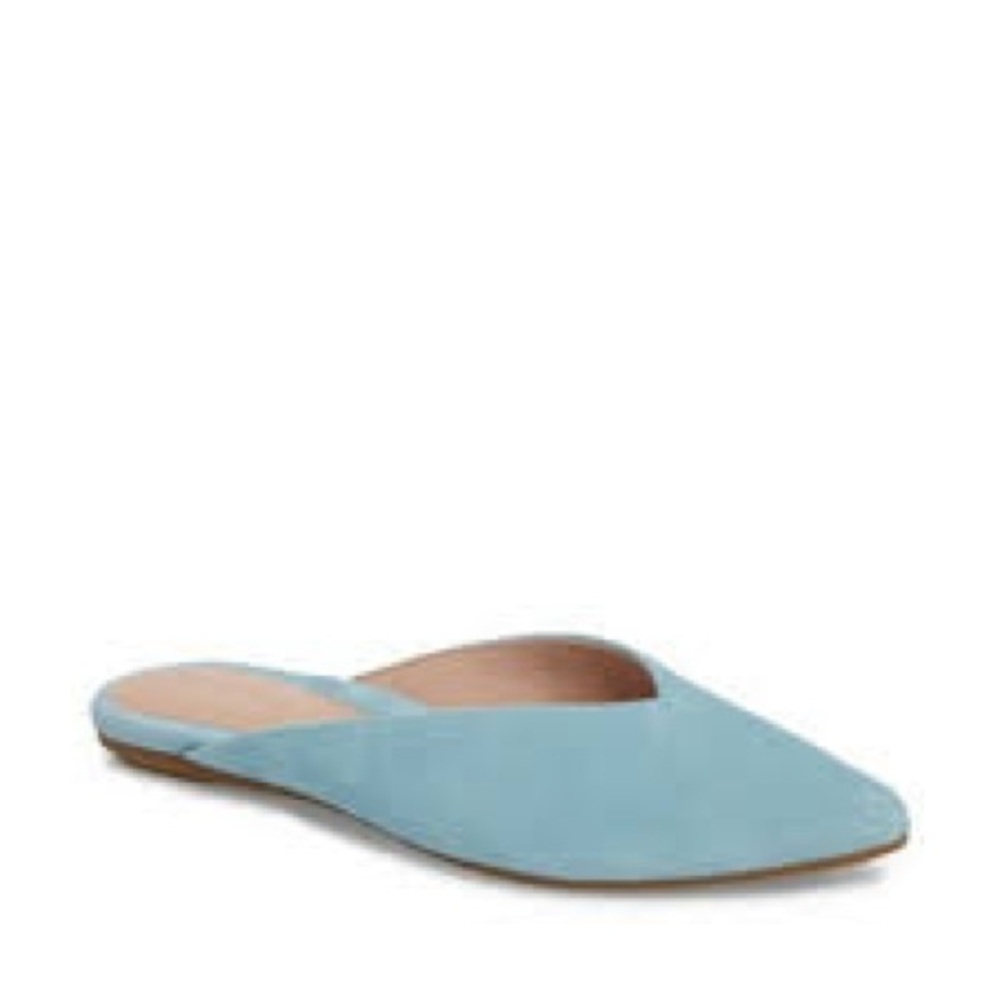Taryn Rose Fayth Mule in Sky Blue 5